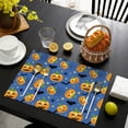 thumbnail image 3 of Ensemble de 4 Sets de Table d'Halloween Amusants pour les Fêtes Décorations pour la Maison, 3 of 7