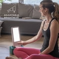 thumbnail image 4 of Verilux HappyLight Full-Size - UV-Free Therapy Lamp, Bright White Light with 10,000 Lux, Adjustable Brightness, 2 Interchangeable Lenses, Detachable Stand, and Wall Mountable, 4 of 6