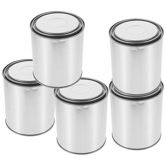 Empty Metal Paint Cans