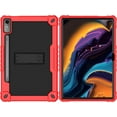 thumbnail image 4 of FIEWESEY Case for Lenovo Tab P12 12.7 Inches Tablet Case,Heavy-Duty Drop-Proof Shockproof Hybrid Kids Protective Case for Lenovo tab P12/Xiaoxin Pad Pro 12.7" Tablet Case TB370FU/TB371FC (Red/Black), 4 of 7