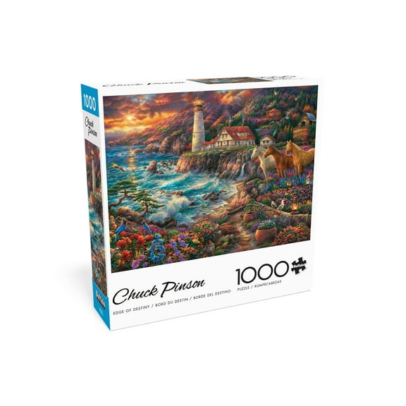Buffalo Games 1000-Piece Edge of Destiny Interlocking Jigsaw Puzzle for Adults Ages 14