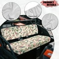 thumbnail image 6 of FKELYI UTV Seat Covers Full Protection Anti-Dust Bench Seat Cover with Elastic Band Vintage Flower Hummingbird Print Backrest Cover Waterproof Decor UTV Accessories, 6 of 7