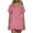 Pink-womens dresses, variant on RongHuan Sundresses Womens Summer Casual Hooded Short Sleeve Mini Dress Cute Vacation Going Out Solid Ruffle Hem Dresses