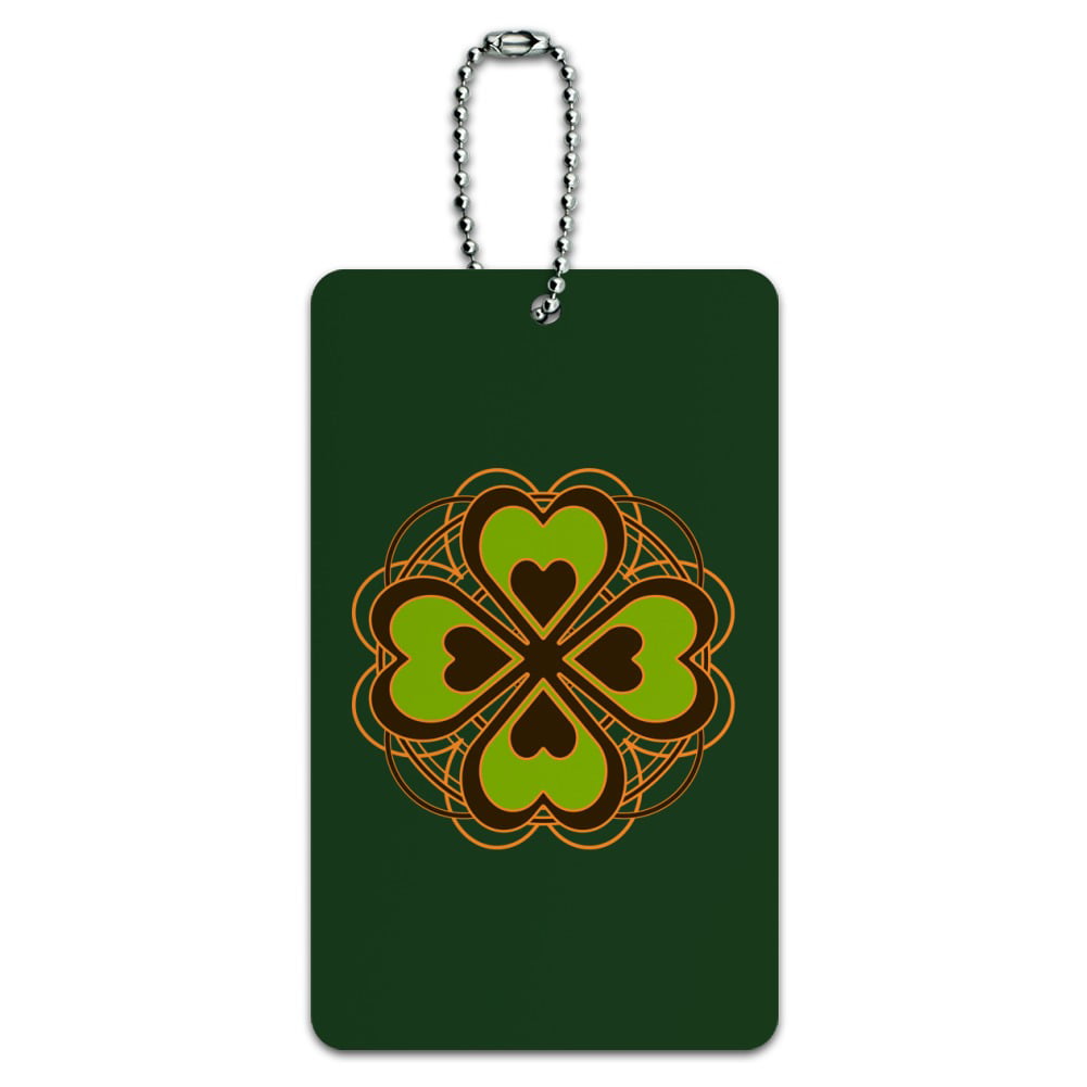 Four Leaf Clover Lucky Credit Card RFID Blocker Holder Protector Wallet Purse Sleeves Set of 4