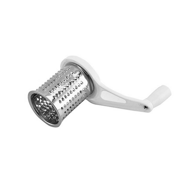 unbranded Stainless Steel Rotary Cheese Grater Portable Reusable Washable  Hand Crank Home Restaurant Slicer Tool Accessories 