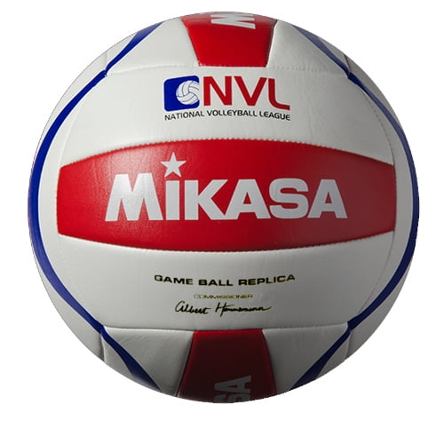 Beach Volleyball by Mikasa Sports, Size 5 Official NVLVX, Red/White