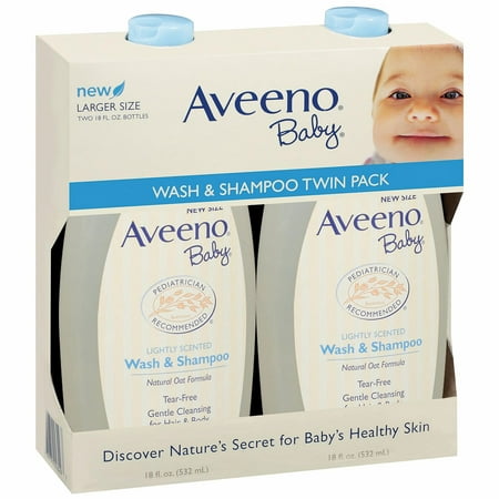 Product of Aveeno Baby Wash and Shampoo, 2 pk./18 fl. oz. (baby bath care - Wholesale Price - Body Wash & Cleansers [Bulk