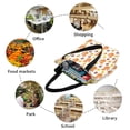 thumbnail image 6 of Vsdgher Cartoon Squirrel print Reusable Shopping Grocery Bags for Women Shopping with Pouch Foldable Pouch Lightweight Polyester Fabric, 6 of 6