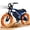 Blue, variant on Retro Electric Bike for Adults, 1800W Peak Over 28 MPH(Unlock to 32MPH) EBike, 48V 13Ah Battery, 20" Fat Tires Electric Bicycle，White Electric Motorcycle