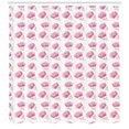 thumbnail image 3 of Ambesonne Flower Shower Curtain, Pink Peony Garden, 69"Wx84"L, Pale Pink and Pale Green, 3 of 3