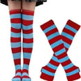 thumbnail image 5 of Womens Thick Thigh High Socks Plus Size Over The Knee Stockings Knit Boot Socks Leg Warmers, 5 of 5