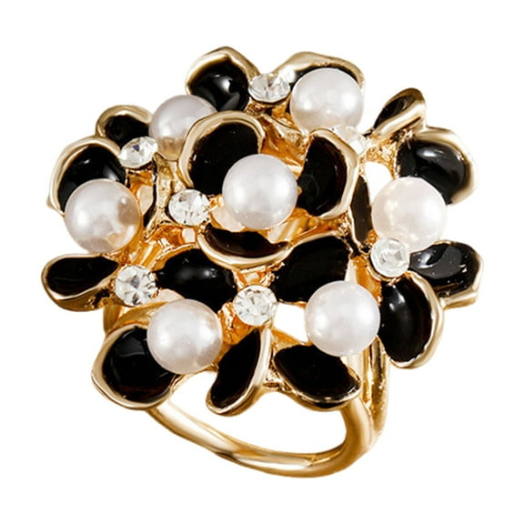 Dbuoem Scarf Buckle Shirt Ring Clip Slide-on Scarf Ring Flower Sun Rhinestone Scarf Buckle Clothing Accessory