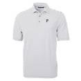 thumbnail image 2 of Men's Cutter & Buck Gray Pittsburgh Pirates Virtue Eco Pique Stripe Recycled Polo, 2 of 3