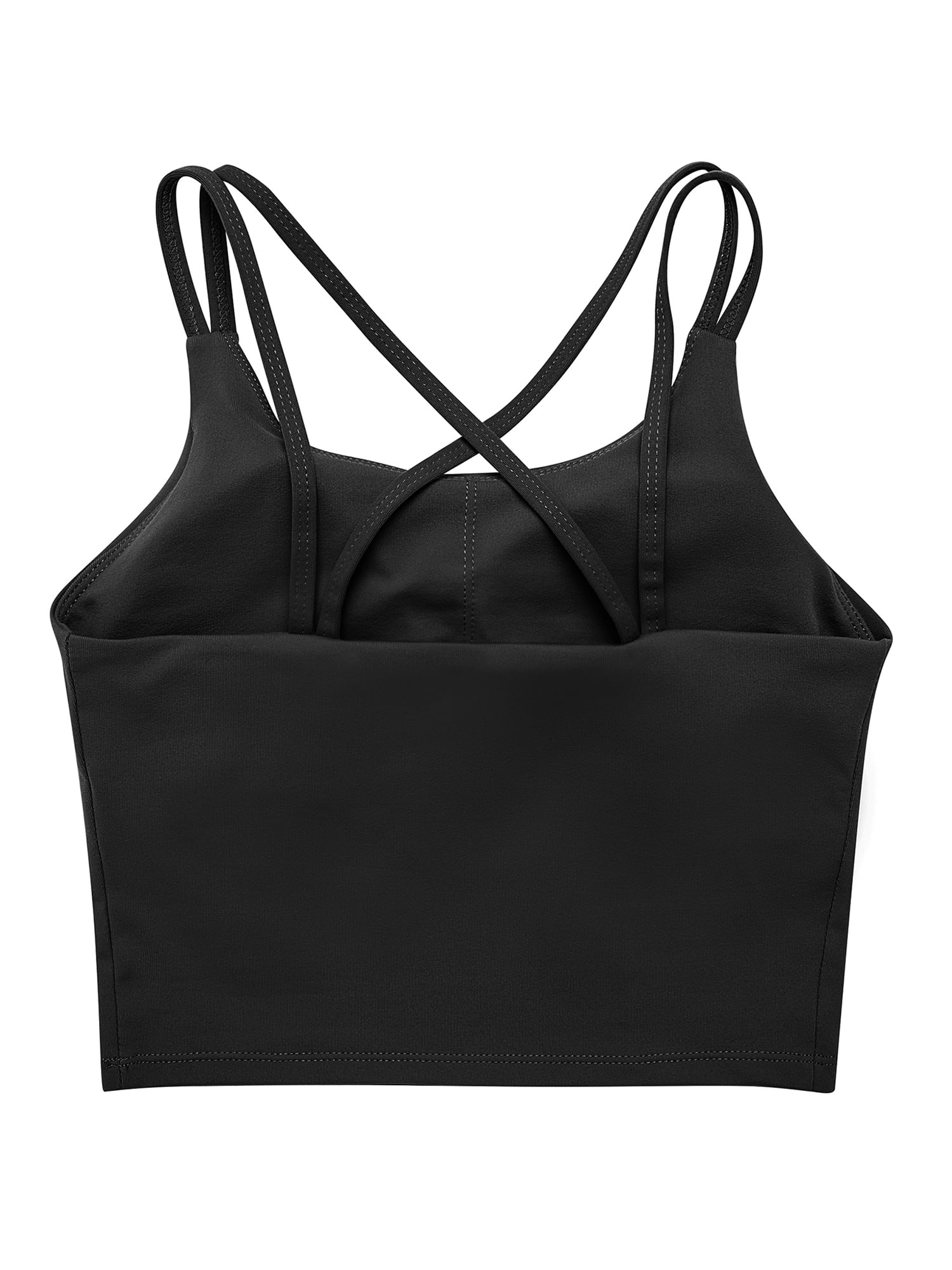 Buy REKITA Crop Tops for Women Racerback Sports Bra with Removable Pads  Workout Tank Top at