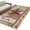 Brown Ivory, variant on Texas Star Vintage Area Rugs Collection 2'x6', Brown Checkered Berry Farmhouse Non Slip Indoor Rectangle Throw Runner Rug Floor Mat Carpet for Living Room Dining Table Bedroom Nursery