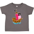thumbnail image 3 of Inktastic Pirate Ship Girls Toddler T-Shirt, 3 of 5