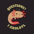 thumbnail image 2 of Buxton, Michael 20x20 White Modern Wood Framed Museum Art Print Titled - Axolotl Questions, 2 of 4