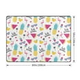 thumbnail image 2 of Area Rugs For Living Room Decor - Summer Bird Pineapple Soft Anti Slip Throw Washable Rugs 5x7 For Bedroom, Indoor Carpet For Bedroom Living Room 80x58In, 2 of 7
