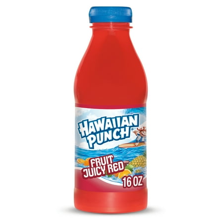 Hawaiian Punch Fruit Juicy Red, Fruit Punch Juice Drink, 16 fl oz bottle
