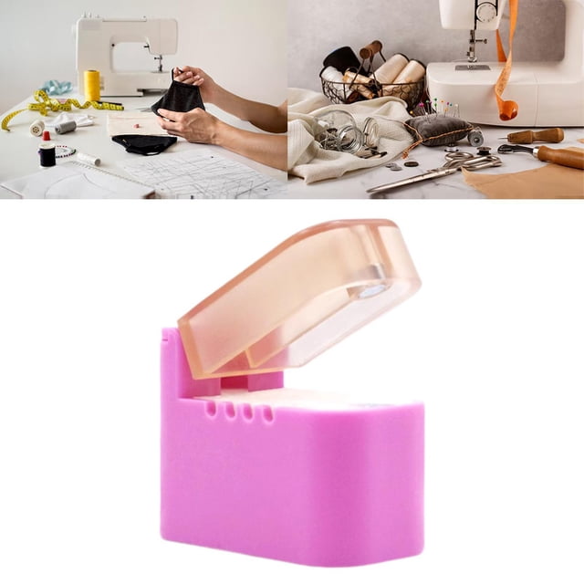 Máquina de coser mini portavasos de la caja de aceite Líneas de división Evite el organizador de rosca de rotura de rosca para el uso del hogar de la Rosa