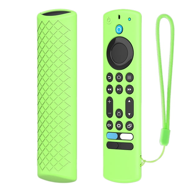 Control Remoto Case Protectora Protección Voz Cubierta Remota Silicona Con Lanyard Shock A Prueba Amortiguadores para Fire TV Alexa