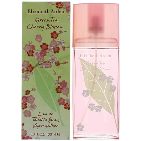 Green Tea Cherry Blossom by Elizabeth Arden, 3.3 oz Eau De Toilette Spray for