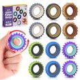 thumbnail image 1 of Paquete de 12 anillos giratorios con textura Fidget Rings KLT para adultos, 1 of 6