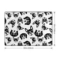 thumbnail image 2 of Area Rugs For Living Room Decor - Cute Dog Puppy black Soft Anti Slip Throw Washable Rugs 5x7 For Bedroom, Indoor Carpet For Bedroom Living Room 80x58In, 2 of 7
