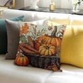 thumbnail image 3 of SHANXI Thanksgiving Pillow Cover Pumpkin Decoration Pillow Case Decor for Home Sofa Couch 22x22in, 3 of 5