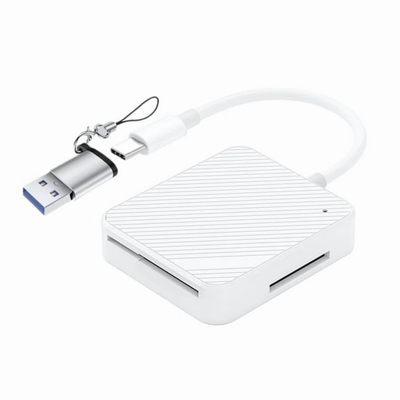 Multi-Function Phone OTG 4 in 1 Card Reader Type-C USB Smart Media M2 SD SM XD Memory Cards Reader Read Simultaneously