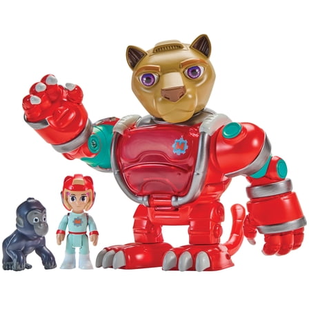 Team Mekbots: Animal Rescue Lion Mek with Mei-Lin by Playmates Toys