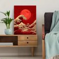 thumbnail image 5 of Qisvanset 12x16 Inch Vibrant Ostrich Portrait Canvas Print Wall Art, 5 of 5
