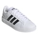 thumbnail image 3 of Tenis adidas Grand Court Blanco Franjas Negras Para Dama negro 26.5 MX, 3 of 7