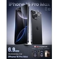thumbnail image 2 of Protector de pantalla Lamicall 2+2 para iPhone 16 Pro Max con lente, 2 of 7