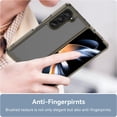 thumbnail image 3 of Case for Samsung Galaxy Z Fold 5 Phone Case Slim Dropproof [Defend from Drop/Scratch/Slip/Fingerprint] Clear Acrylic Hard Back Soft TPU Bumper Hybrid Phone Case for Samsung Z Fold 5-Crystal Black, 3 of 16