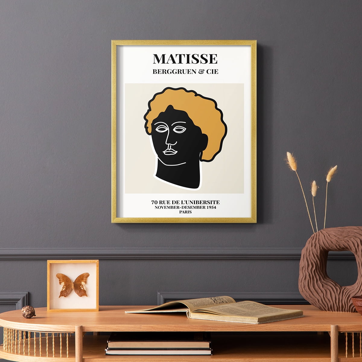Matisse XLIV Framed Print - Solid Wood