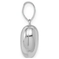 thumbnail image 3 of Gem & Harmony 14K White Gold Small Puffed Heart Pendant Necklace with Chain for Women, 3 of 5
