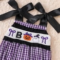 thumbnail image 5 of Baby Sleeveless Cute Embroidered Bodysuit with Bow Halloween Party Clothes Halloween Girls Outfit Size 3-18 Months, 5 of 7