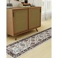 thumbnail image 5 of Rugs.com Eco Traditional Collection Rug – 12 Ft Runner Ivory Medium Rug Perfect For Hallways, Entryways, 5 of 9