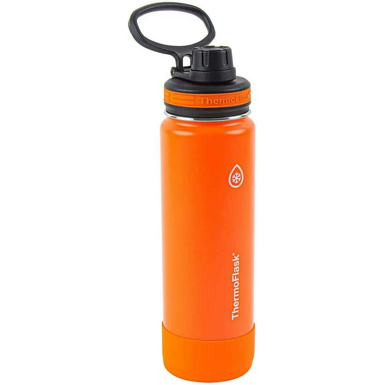 Thermoflask 24oz Water Bottles 2-Pack with 4 Lids 