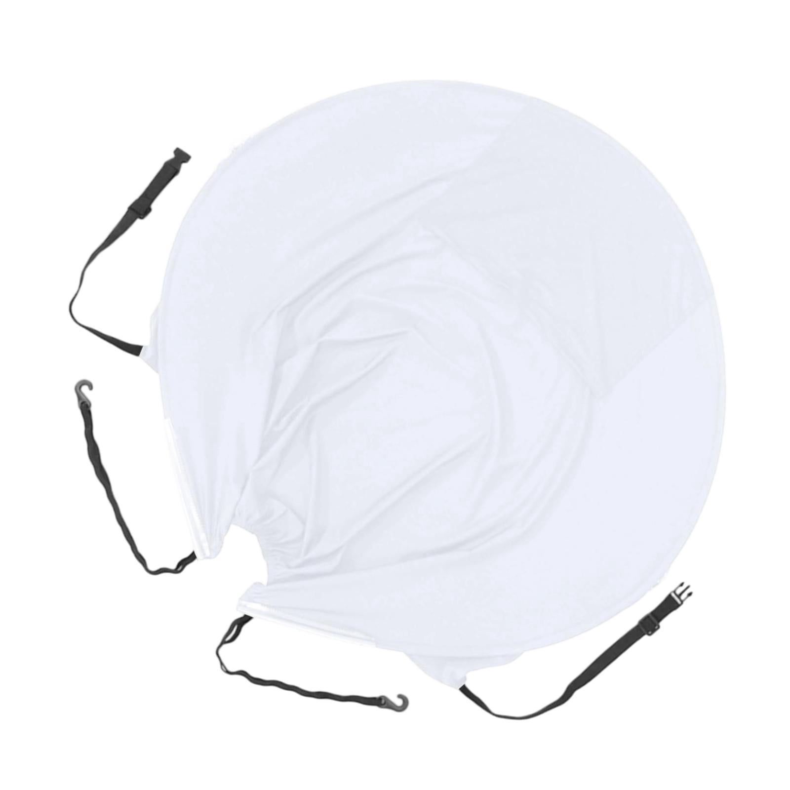 Zxpjkyu Baby Stroller Sunshade Cover, Outdoor Portable Easy Install Breathable Universal White