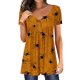 thumbnail image 2 of Blusas Para Mujer, Conjuntos de Camisas, Tops, Moda , Manga Corta, Cuello en V, Estampado de Botones, Blusa Informal, Camiseta Odeerbi ODB137013, 2 of 5