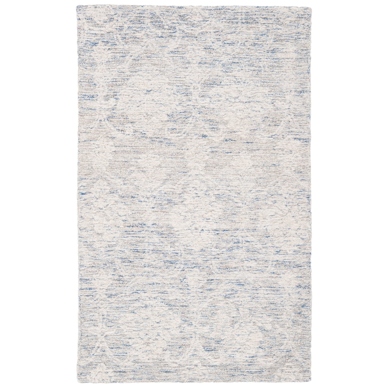 SAFAVIEH Metro Sutton Medallion Area Rug, Light Blue/Ivory, 4' x 6'