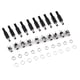 thumbnail image 2 of 10 pares de conector Jack adaptador de enchufe de alimentación CC macho y hembra de 2,1x5,5mm 12V, 2 of 10