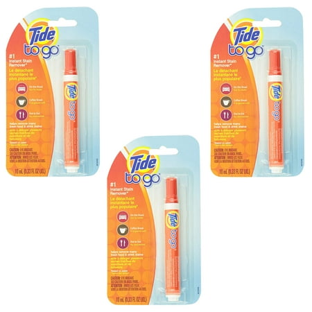 Tide To Go Instant Stain Remover Pen 1 Count Pack Of 3 Walmart Canada