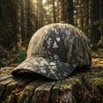 thumbnail image 3 of Tirrinia Men's Trout Ventilate Mesh Fish Embroidery Cap Fishing Hat Navy Blue, 3 of 7