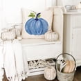 thumbnail image 6 of Blue Fall Pillow Covers 18x18 Set of 4 Hello Pumpkin Truck Leaves Outdoor Farmhouse Autumn Fall Pillows Decorative Throw Pillows Cases Decorations for Home Bedroom Porch Couch Sofa Decor, 6 of 6