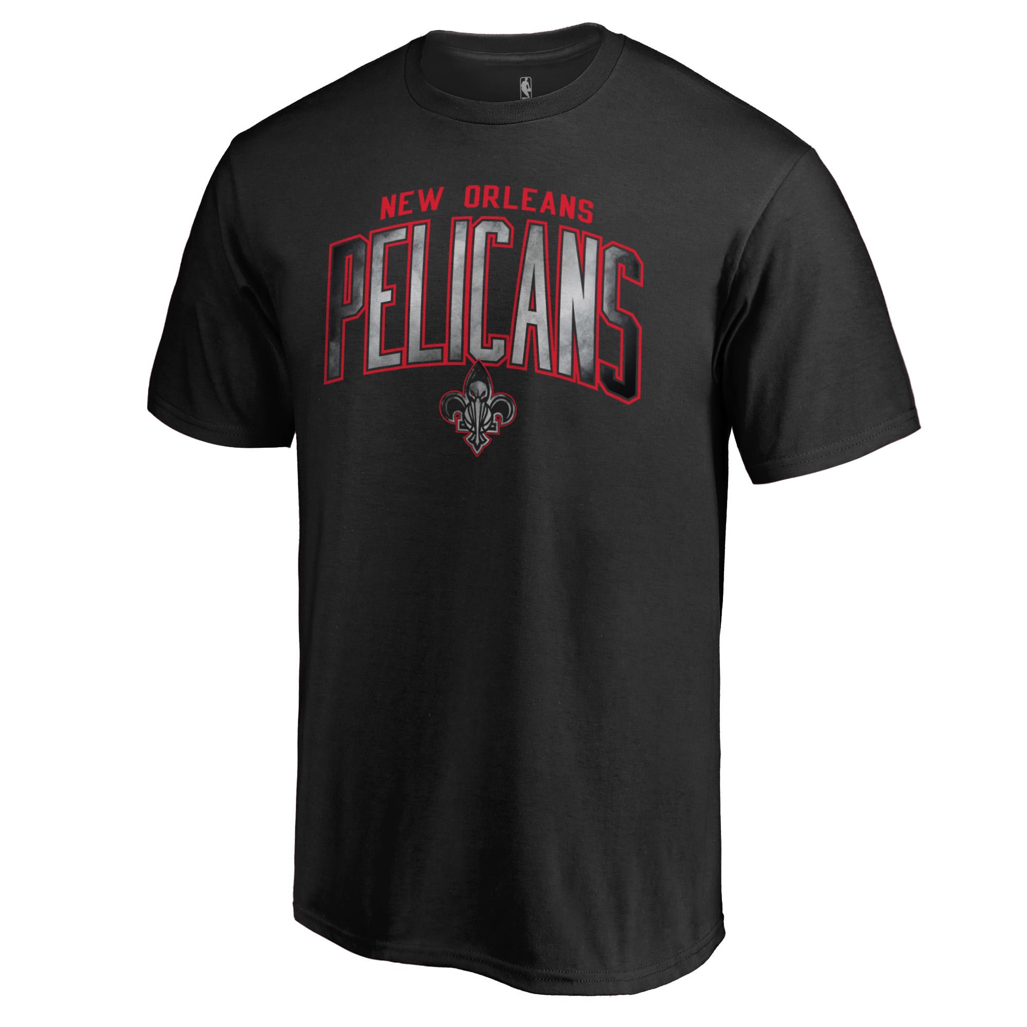 Men's Black New Orleans Pelicans Arch Smoke T-Shirt