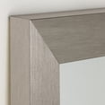 Head West Brushed Nickel Rectangular Framed Beveled Accent Wall Vanity