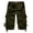 Army Green, variant on WWV Big and Tall Cargo Shorts for Men Men's Work Shorts Pockets Zipper Shorts Solid Color Fashion Casual Loose Fit Weekend Sports Workwear Pants Army Green L